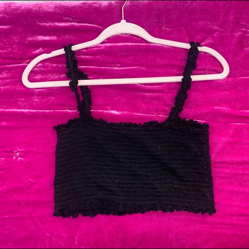 EMORY PARK CROPPED SMOCK TOP
